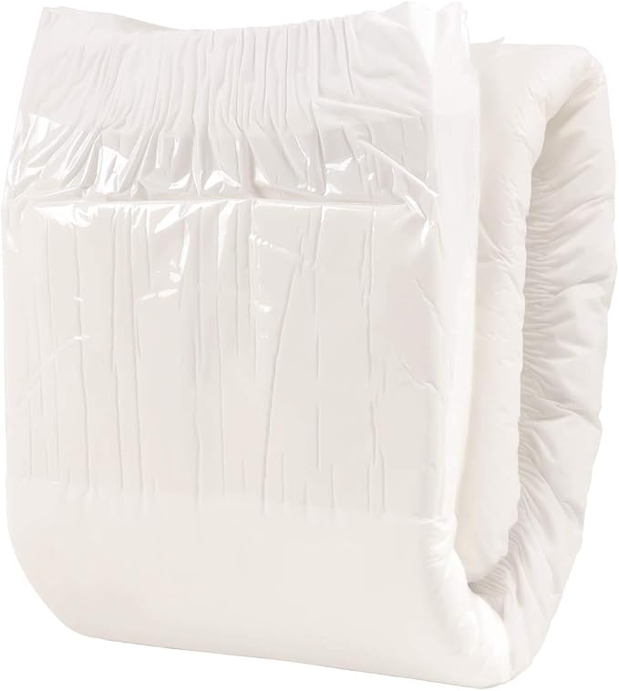 Littleforbig Diaper 2 Pieces - ABDry White Diapers (Large 36"-48")