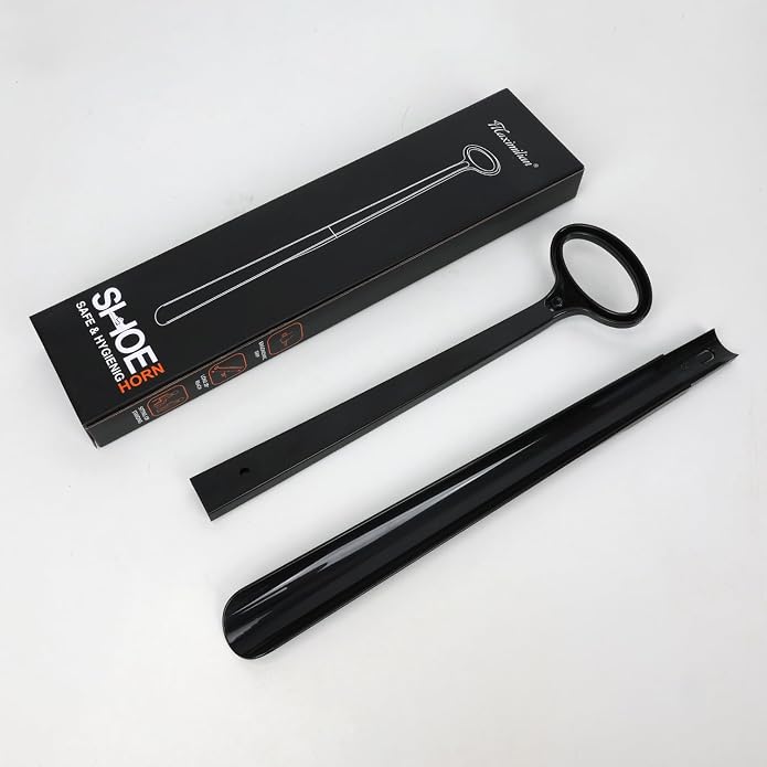 MAXIMILIAN Shoe Horn Long Handle for Seniors Men Women 30in/2.5ft/75.5cm | Assembleable&Detachable Extra Long Shoe Horn for Seniors,Durable&Sturdy Plastic Long Shoe Horn for Elderly