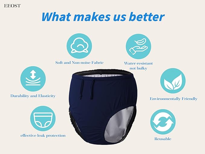 Adult Reusable Swim Diapers Special Needs Swimwear for Incontinence | Adult reusable swim diaper with waterproof leakproof cover for incontinence and pool use