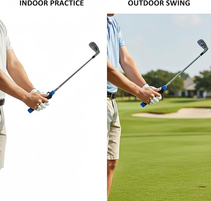 Golf Grip Trainer, Right Handed Golf Swing Trainer, Ensures Proper Posture & Tempo, Golf Training Aid for All Levels