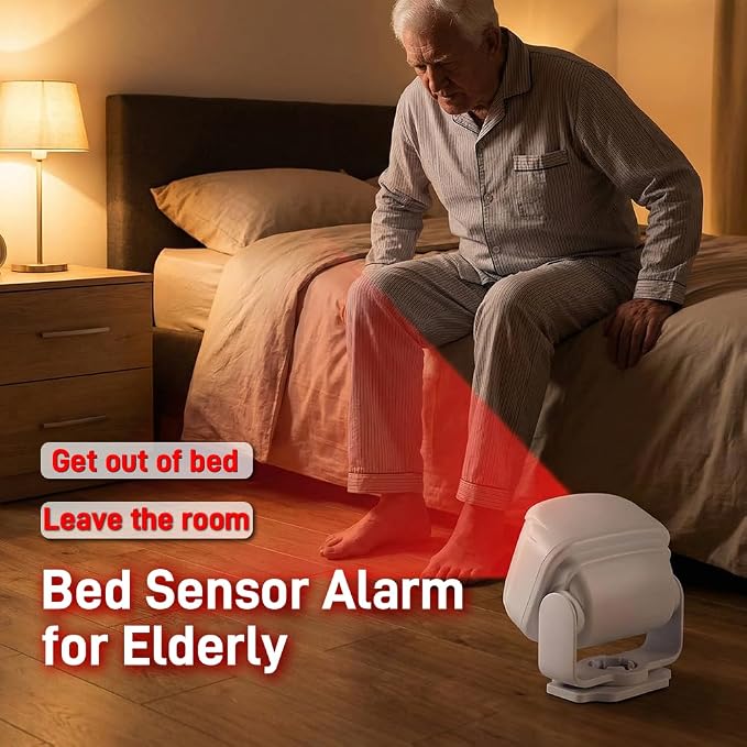 HENDUN Motion Sensor Door Bells Chime for Business, Commercial Ring Doorbell, Retail Welcome Door Sensor Buzzer, Sleepwalker Elderly Safety Monitor, Pir Motion Detector Alarm System House Indoor
