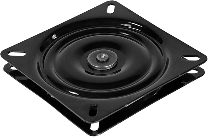 Wise 8WD10 360-Degree Flat Boat Seat Swivel, Black