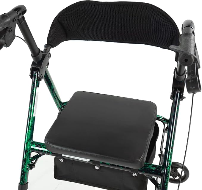 Rhythm Healthcare Royal Universal Aluminum 4 Wheel Rollators (Laser Green)