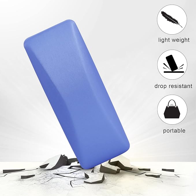 SMARTTOP Hard Shell Eyeglass Case- Glass Case With Cleaning Cloth, Glasses Case hard shell for men women