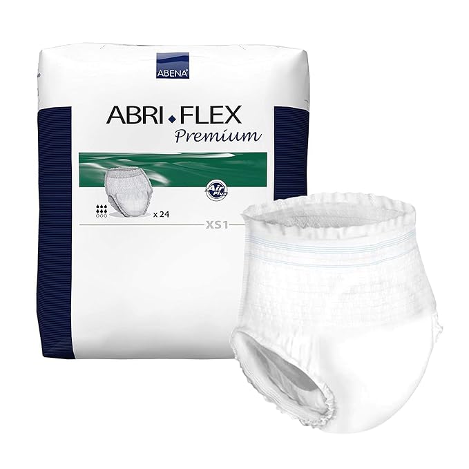 Abena Abri-Flex Premium Protective Underwear, Level 1, (Extra Small to XX-Large Sizes) Extra Small, 96 Count
