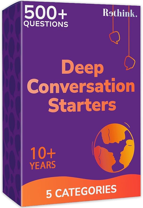 Quokka Conversation Cards Game - Fun Talking Board Game for Family Night | Universal Edition – 500 Questions – Original Version – Share Thoughts – Conversation Starter Cards for Kids, Teens and Family