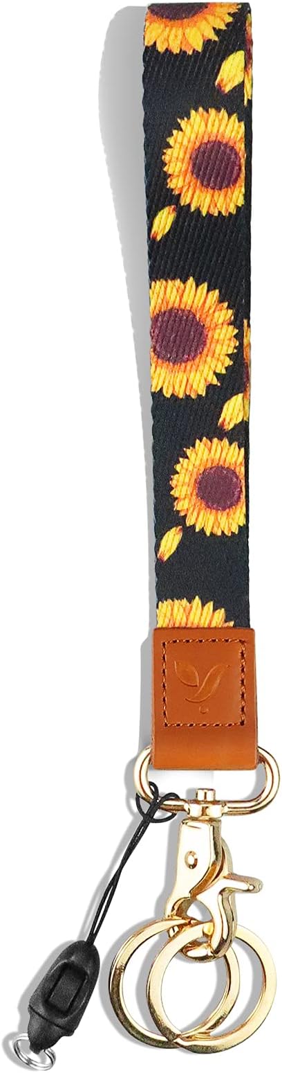 Yiflin Cute Wrist Lanyard for Keys, Keychain, Wallet, Id Holder, Cell Phone, Wristlet Lanyard Key Chain Holder for Women