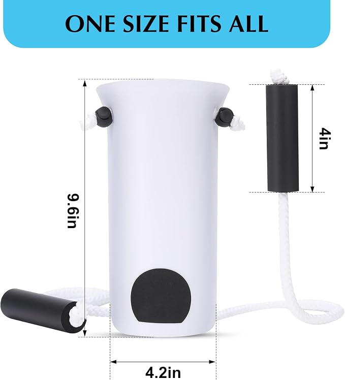 CAidRE Sock Aid - Wide 3.93" Sock Aid with Foam Handles, Sock Aide Device for Seniors, Sock Helper Easy On Easy Off for Regular Socks, White