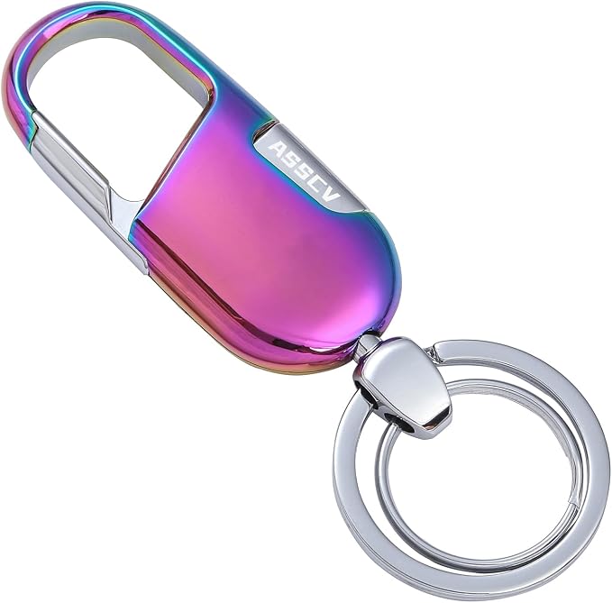 Car Keys Keychain, Heavy Duty Keychains,Car Key Fob Accessory For Men and Women,With Elegant Metal Box