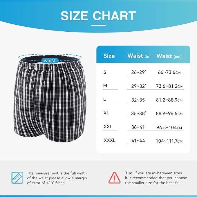 Washable Mens Incontinence Underwear for Light Leaks (Bladder & Bowel) | Front-to-Rear Absorbent Protection, Discreet Leak-Proof Boxer Briefs, Loose Fit, Reusable, Waterproof, Open Fly, 3-Pack, S