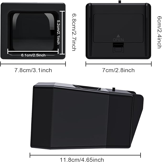 35mm Slide Viewer, 2X Magnification and LED Lighted Illuminated Viewing, Slide Projector for 35mm Old Slides (2AAA Batteries Included)