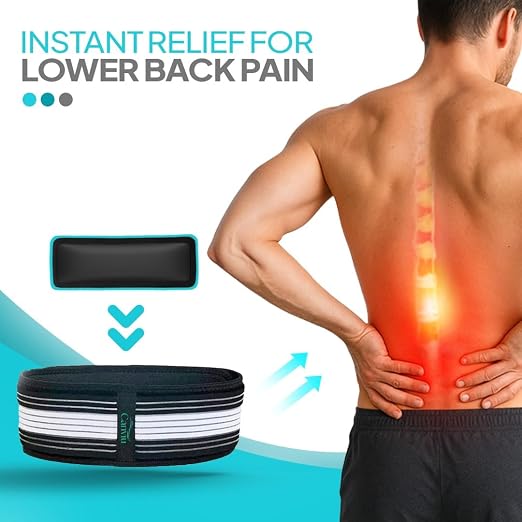 Back Brace for Lower Back Pain - Immediate Relief from Sciatica, Herniated Disc, Scoliosis - Breathable + Lumbar Support Pad - For Men & Women (Large)