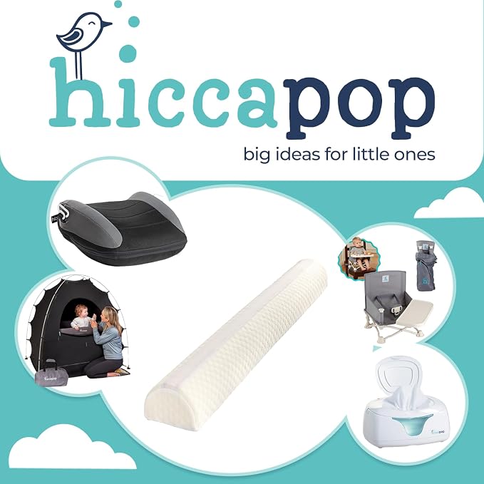 Hiccapop 1-Pack, Foam Bed Bumper for Toddlers, Foam Bed Rail for Toddlers