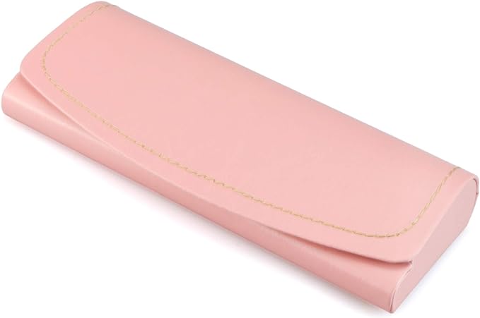 LifeArt Eyeglass Case Hard Shell, Portable Sunglass Case, Fashionable PU Leather Eyeglass Case, Lightweight