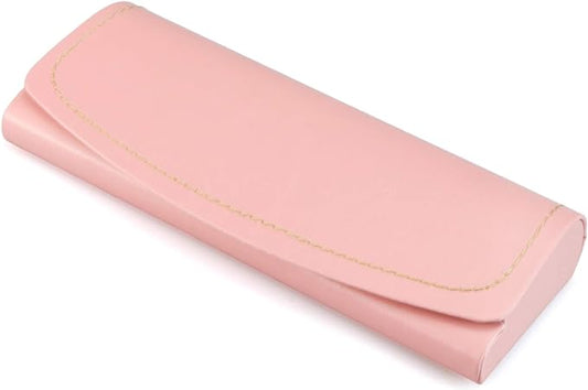 LifeArt Eyeglass Case Hard Shell, Portable Sunglass Case, Fashionable PU Leather Eyeglass Case, Lightweight