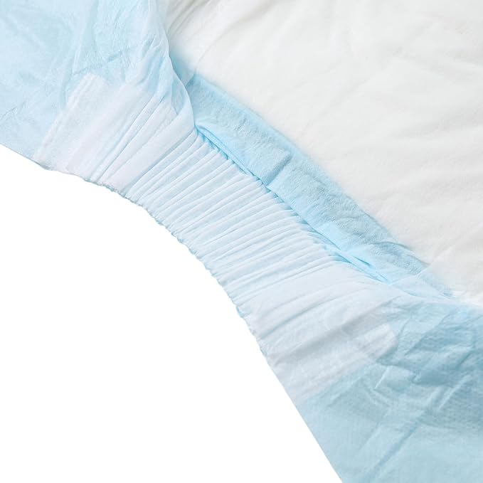 CutiePlusU Adult Diapers Sample 3 Pieces Adult Brief Diaper Incontinence Underwear Blue Cute Toddler (Large 37"-47")