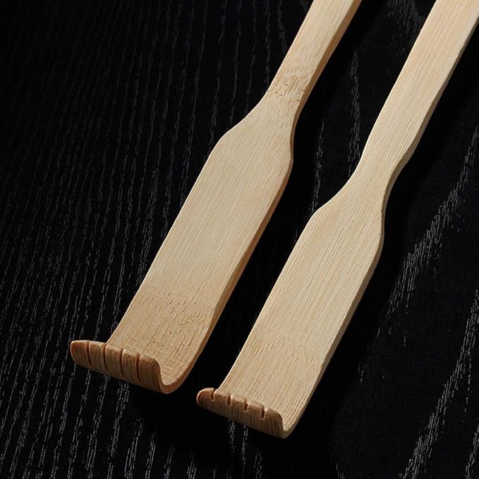 Wooden Bamboo Back Scratcher - Back Scratchers for Adults Men Women, Bamboo Back Scratchers & Wooden Massage Tools, Long Handle Itchy Scratch Relief, Christmas Men's Gifts and Grandpa Gifts Massager