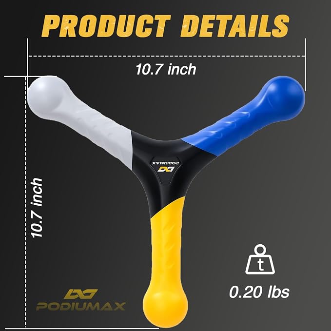 PodiuMax Hand Eye Coordination Trainer for Reaction Speed & Agility Training | Reflex Catch Training Tool to Improve Focus, Balance & Coordination for Sports, Fitness, and Team Practice
