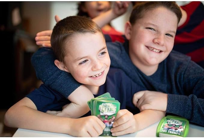 Top Trumps Card Game World Soccer Stars - Family Games for Kids and Adults - Learning Games - Kids Card Games for 2 Players and More - Kid War Games - Card Wars - for 6 Plus Kids