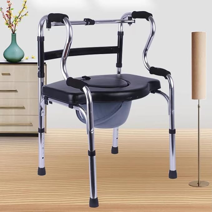 Walker Rest Seat for Attachable Seat Folding Walker, Maximum Weight Capacity of 250 Pounds, 20.8" L x 16.5" W Black