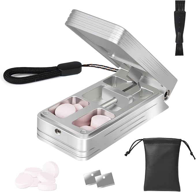 Pill Cutter Replacement Blades for Small and Tiny Pills (5 Blades Only, No Cutter Included)