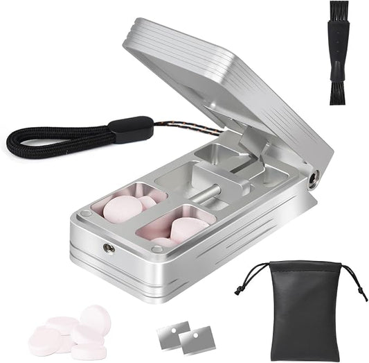 Pill Cutter Replacement Blades for Small and Tiny Pills (5 Blades Only, No Cutter Included)