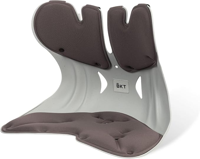 BKT Ergonomic Seat Cushion - Lumbar Support Pillow for Office Chair & Floor | Premium upgraded materials for long sitting. Comfort for students, nursing mothers, office workers and outdoor fishing trips