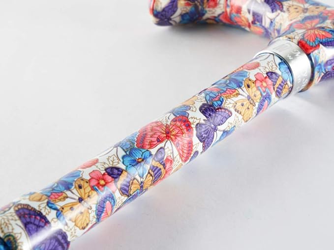 [Combo] Merry Sticks Lightweight Foldable Walking Canes for Women and Men, Adjustable & Collapsible Walking Stick for Seniors, Includes A Cane Bag & A Smart Reflective Cane Holder