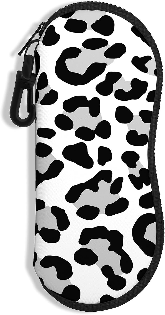 Sunglasses Soft Case, Ultra Light Portable Neoprene Zipper Glasses Case for Men Women