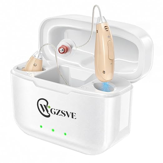 OTC Hearing Aids for Seniors, Rechargeable Hearing Amplifiers Device for Hearing Loss