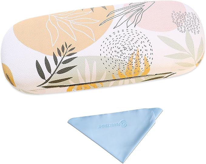 PERFECTSIGHT Hard Shell Eyeglasses Case, Kawaii Protective Glasses Case for Kids, Cute Eyeglass Case for Women Men Girls