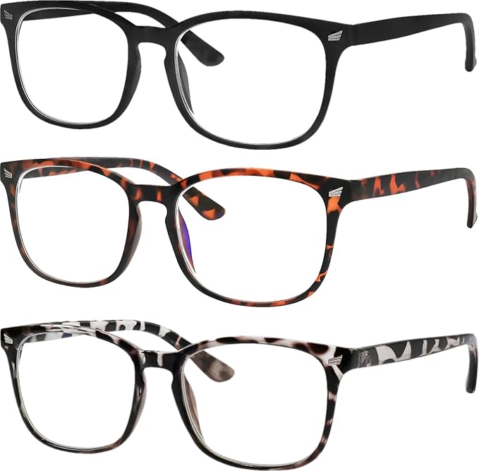 Yogo Vision Magnifying Glasses for Reading, High Magnification One Power Magnifier Readers