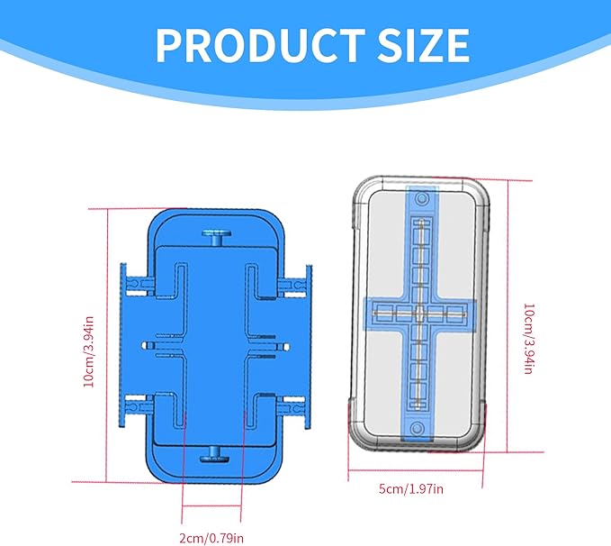 Pill Cutter 1/4 Pill Cutter, Food Grade Safe 1/4 /2, Adjustable Quartering Splitter for Small and Tiny Pills, Portable Splitter
