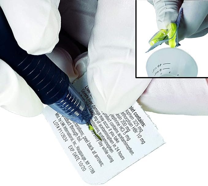 PenX - Nurse - Multipurpose Medication Pill Opener - Retractable Blade - Non-Slip Grip