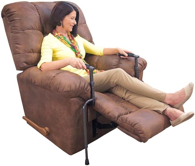 Able Life Universal Stand Assist, Chair Lift-Assist for Elderly, Grab Bar Standing Aid for Seniors, Daily Living Mobility Aid, Brown