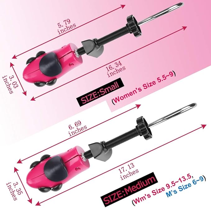 eachway Shoe Stretcher Shoe Trees,Adjustable Length & Width for Men and Women(for M's Us6.5-10; Wm's Us10-13.5)