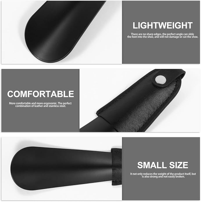 FRCOLOR Shoehorn Shoe Horn Long Handle for Dress Shoe Horn Sleek Shoe Horn with Long Handle Shoe Horn Travel