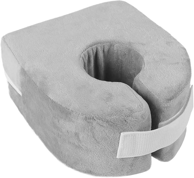 Foot Elevation Pillow Heel Protector for Pressure Sores Ulcer Foot Wedge Support Elevator Ankle Pillow Anti Bed Sore Pad Relieve Cushion Leg Rest for Elderly Bedridden Patients (Grey 1 * Pcs)