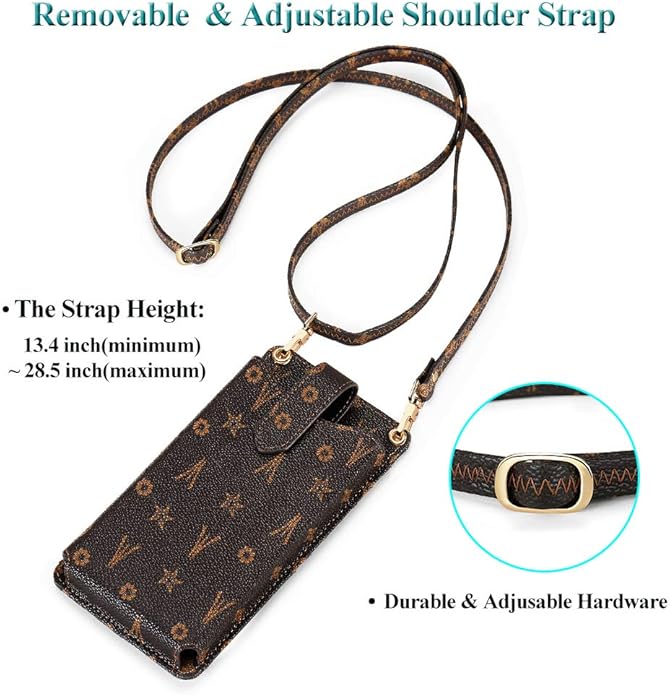 Peacocktion Small Crossbody Cell Phone Purse for Women, Lightweight Mini Small Crossbody Bags for Women with Card Slots
