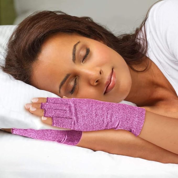Duerer Arthritis Gloves Women Men, Carpal Tunnel, Rheumatiod, Tendonitis, Fingerless Hand Thumb Compression Gloves
