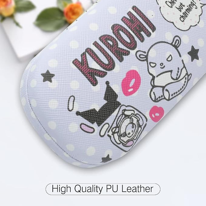 PERFECTSIGHT Hard Shell Eyeglasses Case, Kawaii Protective Glasses Case for Kids, Cute Eyeglass Case for Women Men Girls
