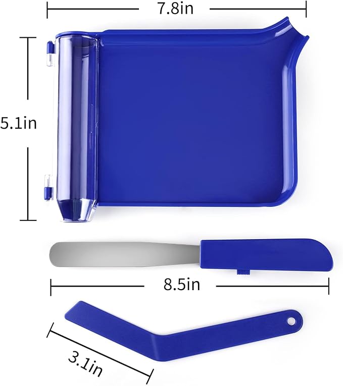Opret Right Hand Pill Counting Tray with 2 Spatulas, Pill Counter with A Straight Spatula & A L-Spatula for Pharmacy to Count Meds Pills Tablets