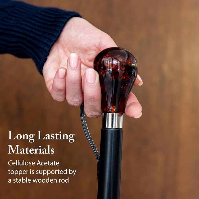 FootFitter 23” Shoe Horn, Premium Long Length Shoe Aid (Made in Italy) | Elegant Tall Build & Premium Crafted Shoehorn to Ease Heel Entry & Protect Shoe Structure, Daily Comfort & Quick On‑Off Use