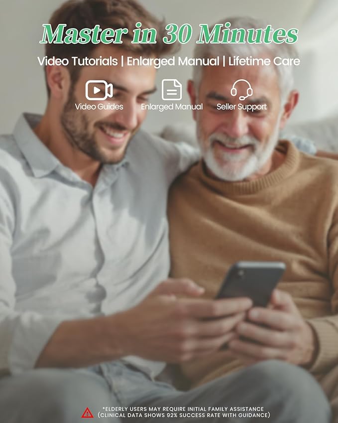 Colorwing® 2025 Smart Pill Dispenser for Seniors - 31-Slot Automatic Medication Organizer with Bluetooth Alarms, Fingerprint & Mechanical Dual Lock, Daily Timed Dispenser (Elderly-Friendly Design)