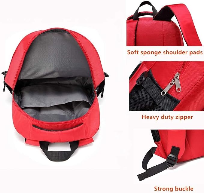 First Aid Bag Empty Red Emergency First Responder Trauma Multi-Pocket Traveling Field Trips Camping Essentials (Red, Pack of 2)