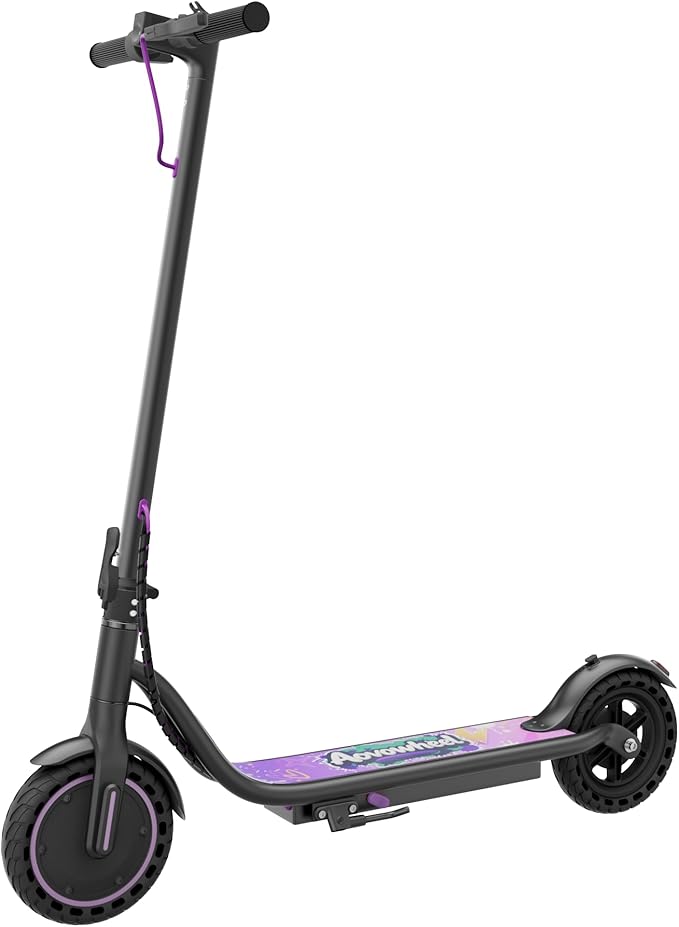 Electric Scooter for Adults, Folding E Scooter with 350W/500W Motor 16-24 Mph Top Speed, Max 15-60 Miles Long Range, 6.5''/8.5''/10''/14'' Solid Tires Commuting Scooters, Dual Brakes, APP
