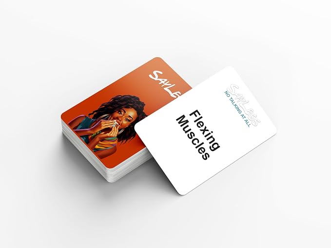 Kinfolk SayLess The Ultimate Family Game Night Party Starter - Taboo-Style Word Guessing Hood Charades Game for Unstoppable Laughs & Bonding, Specifically Crafted for The Culture