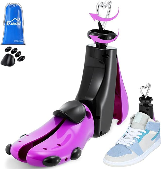 Shoe Stretcher Men, Women Leather Boot Stretcher for Wide Feets, Shoe Tree Adjustable Boot Widener Stretcher
