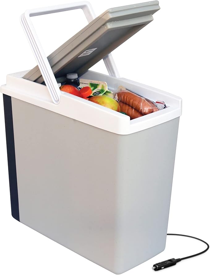 Koolatron 12V Iceless Cooler & Warmer – Portable Electric Cooler/Nevera Portátil Eléctrica for Car Truck Camper Boat, Hard Sided Mini Fridge for Camping Picnic Travel Lunch Food Drinks Office 18 qt