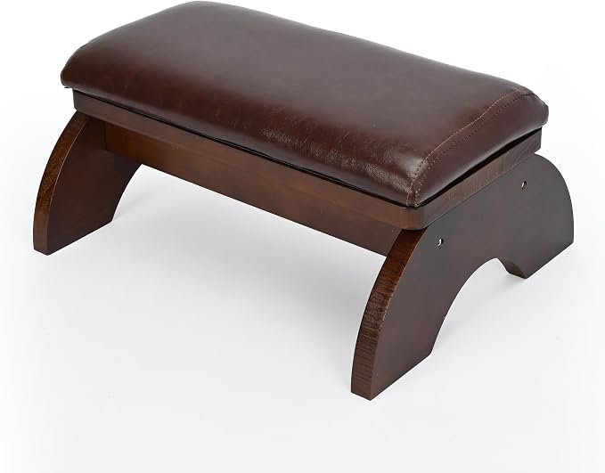 Prayer Kneeler Bench, Wooden Kneelers for Praying, Church Prayer Bench Stool for Kneeling at Home, Padded Prayer Kneeler Bench for Home and Church, Religious Gifts
